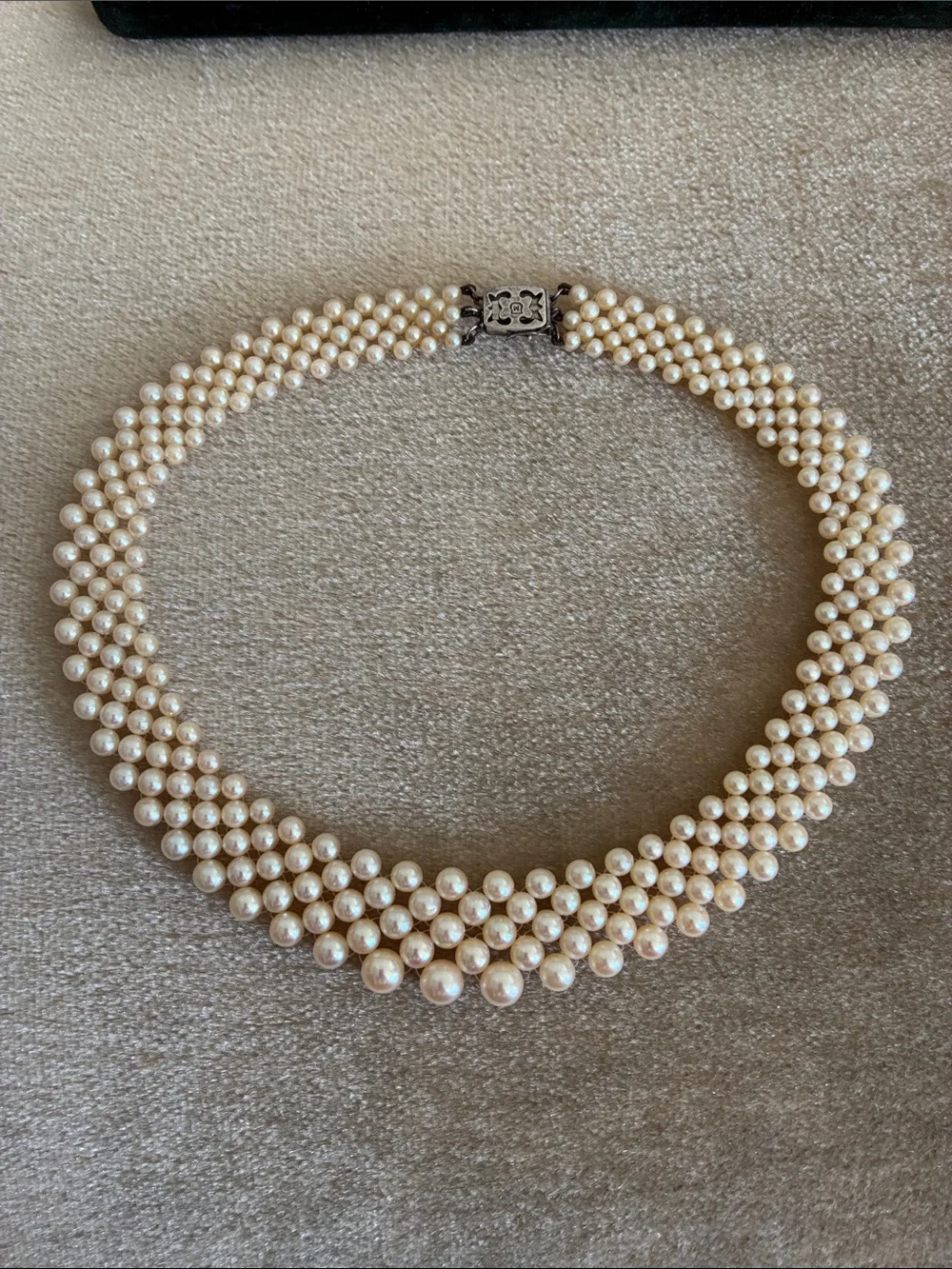 Mikimoto Akoya Multi-Strand Pearl Necklace